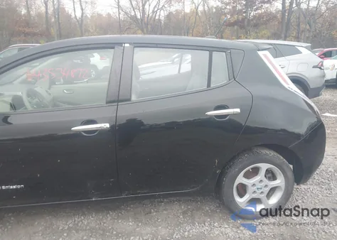 2011 Nissan Leaf Sl из США, поврежденный, VIN JN1AZ0CP9BT008413